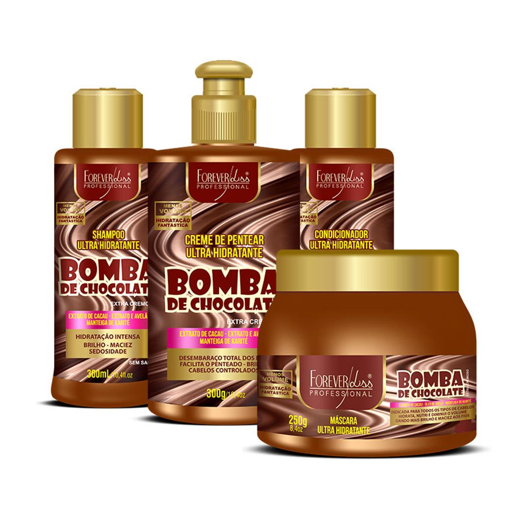 Forever Liss Bomba De Chocolate Kit Bomba de Chocolate Forever Liss - Forever Liss