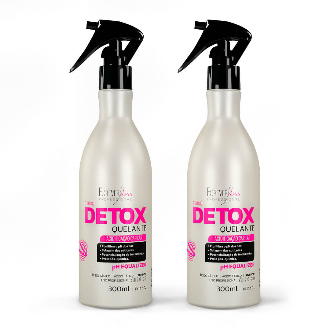 Combo 2 Fluidos Detox Quelante Forever Liss