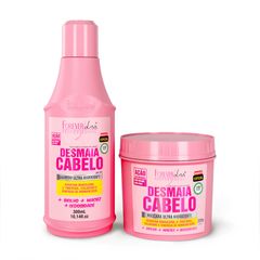 Kit-Especial-Desmaia-Cabelo-Forever-Liss-com-Shampoo-300ml-e-Mascara-200g