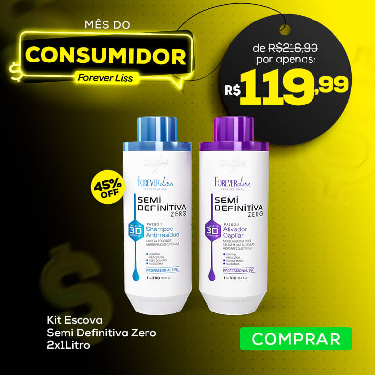 Shampoo + Ativador Capilar Semi Definitiva 1L