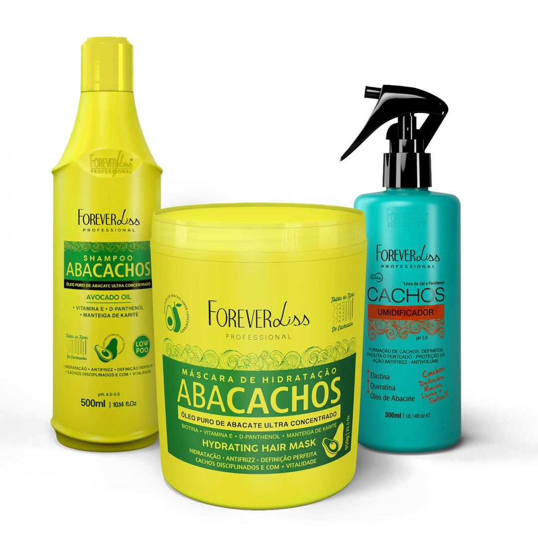 Kit Cachos Pós Praia Forever Liss Kit Cachos Pós Praia Forever Liss