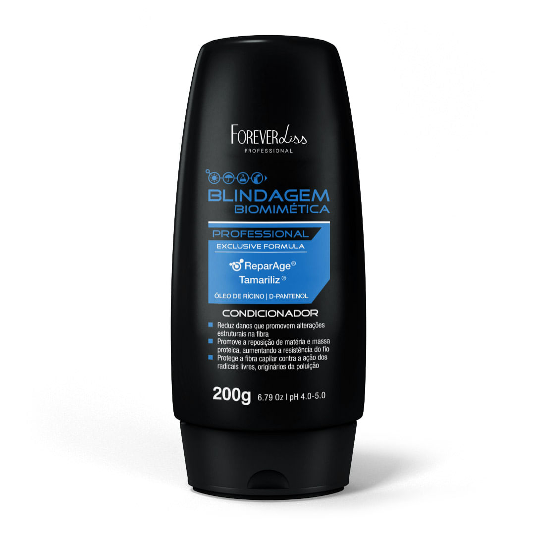 Condicionador Blindagem Capilar Biomimética 200g Forever Liss Condicionador Blindagem Capilar Biomimética 200g Forever Liss