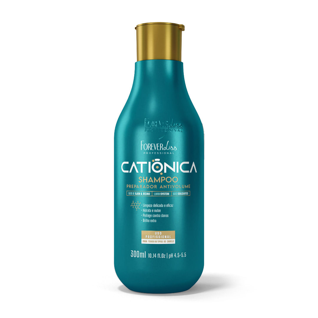 Shampoo Catiônica Forever Liss 300ml