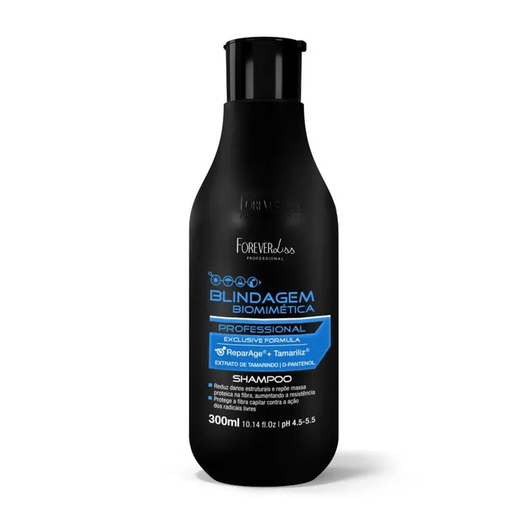 Shampoo Blindagem Capilar Biomimética 300ml Forever Liss