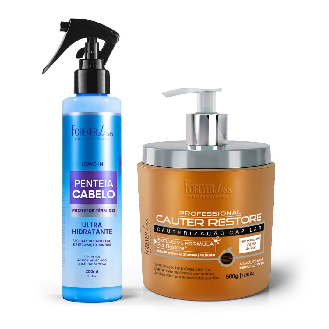 Penteia-Cabelo-Ultra-Hidratante-200ml-e-Mascara-Capilar-Cauter-Restore-500g Penteia-Cabelo-Ultra-Hidratante-200ml-e-Mascara-Capilar-Cauter-Restore-500g